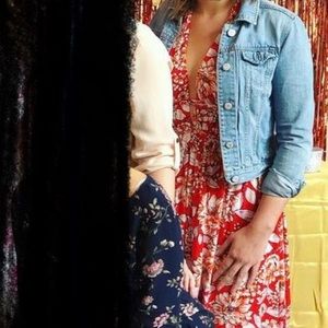 Stunning orange boutique maxi